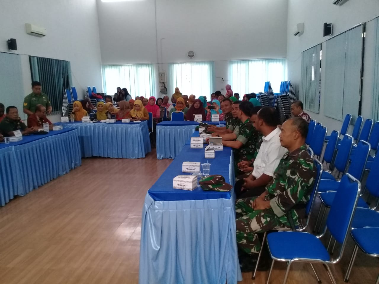 Danramil Jajaran Kodim 0728/Wonogiri Hadiri Rapat P2TP2A