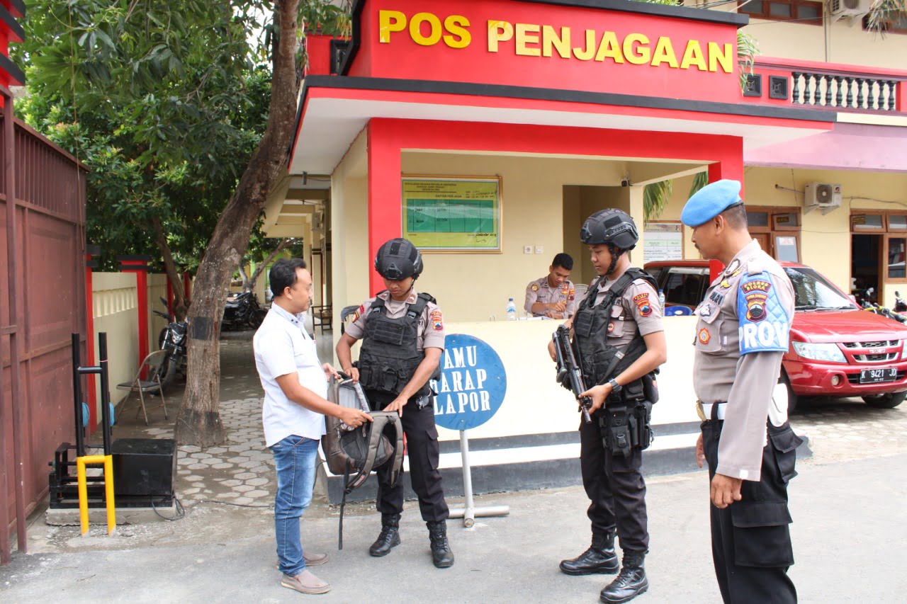 Polres Blora Perketat Penjagaan Pasca Bom Bunuh Diri Di Polrestabes Medan