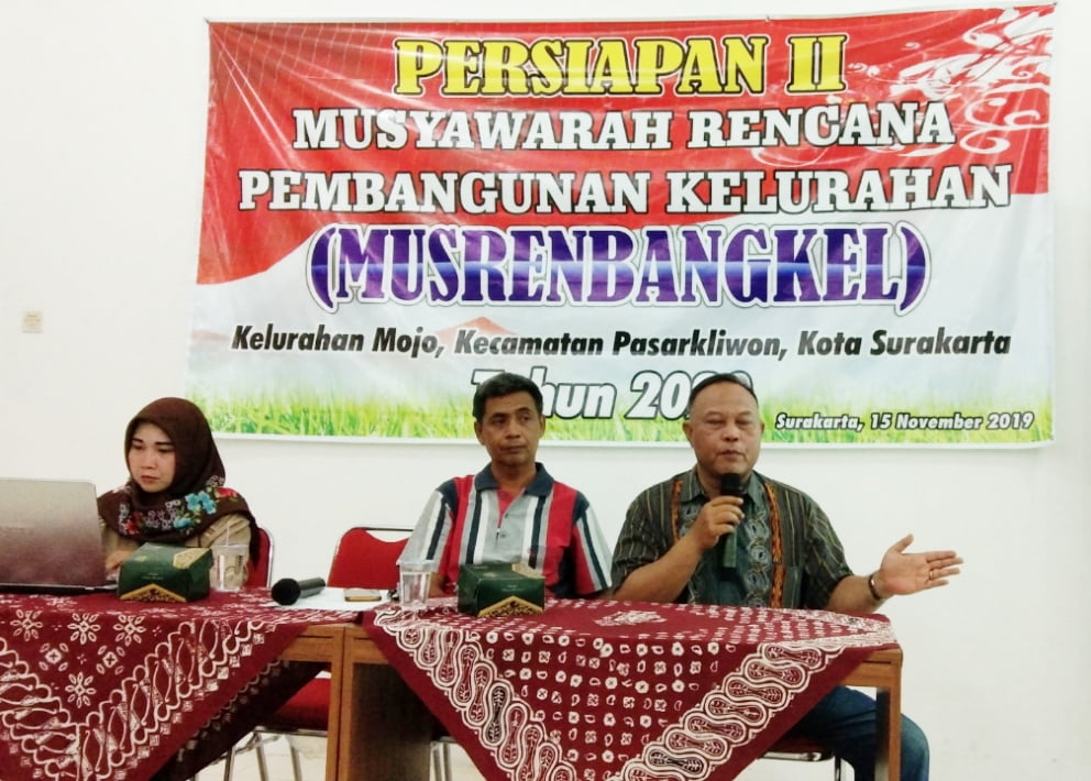 Kelurahan Mojo Percepat Pembangunan Lewat Musrenbangkel