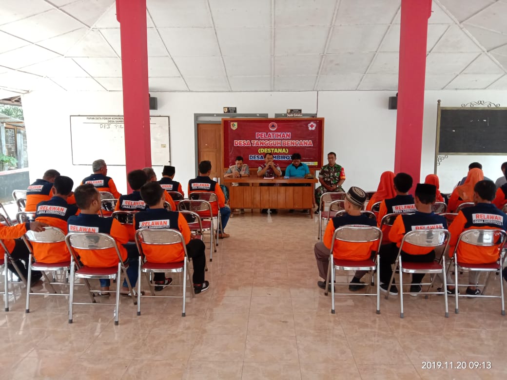 Serma Sriyadi : Pentingnya Pelatihan Desatana Guna Wujudkan Desa Tanggap Bencana