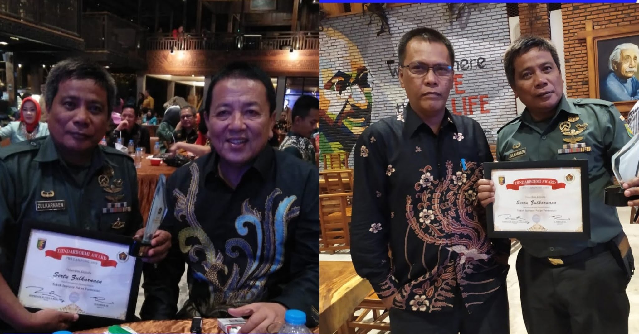 Sertu Zulkarnaen Kembali Terima Penghargaan