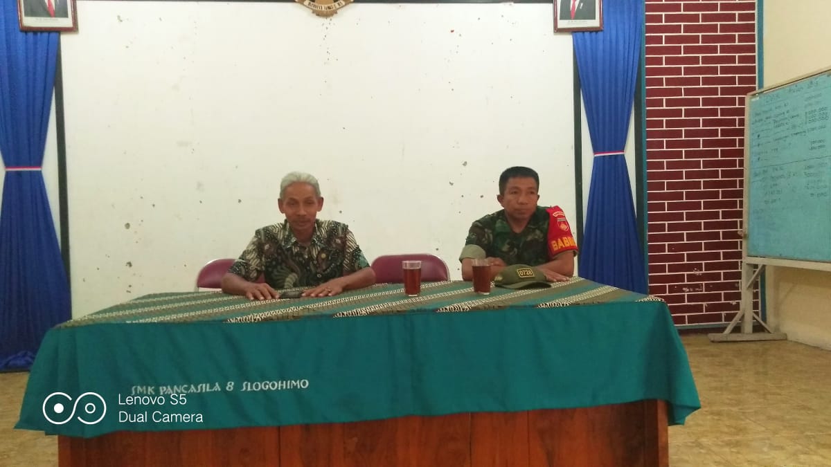 Babinsa Aktif Hadiri Kegiatan Di Desa Binaan