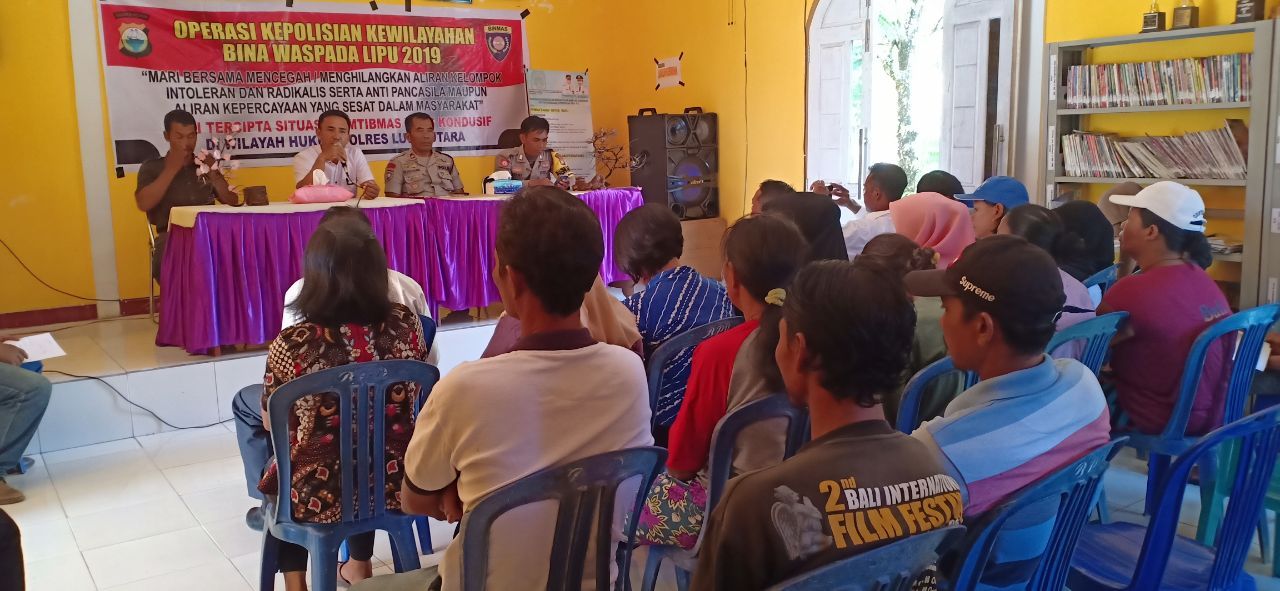 Kasat Binmas, Gencar Laksanakan OPS Binawaspada Lipu