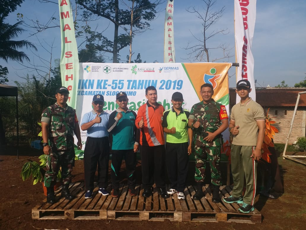 Anggota Koramil Slogohimo Turut Meriahkan Peringatan HKN