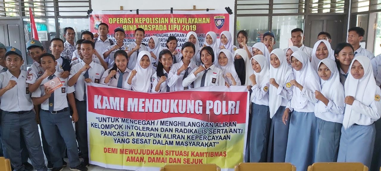 Cegah Aliran Sesat, Radikalisme dan Terorisme Kasat Binmas Sasar SMA Penyuluhan