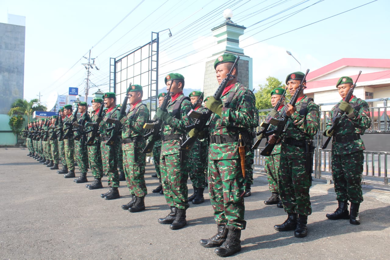 Program Minggu Militer, Kodim 0728/Wonogiri Mantapkan Latihan PBB