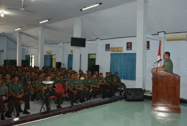 Dandim Ponorogo Ajak Prajurit Selalu Siap Menjalan Tugas