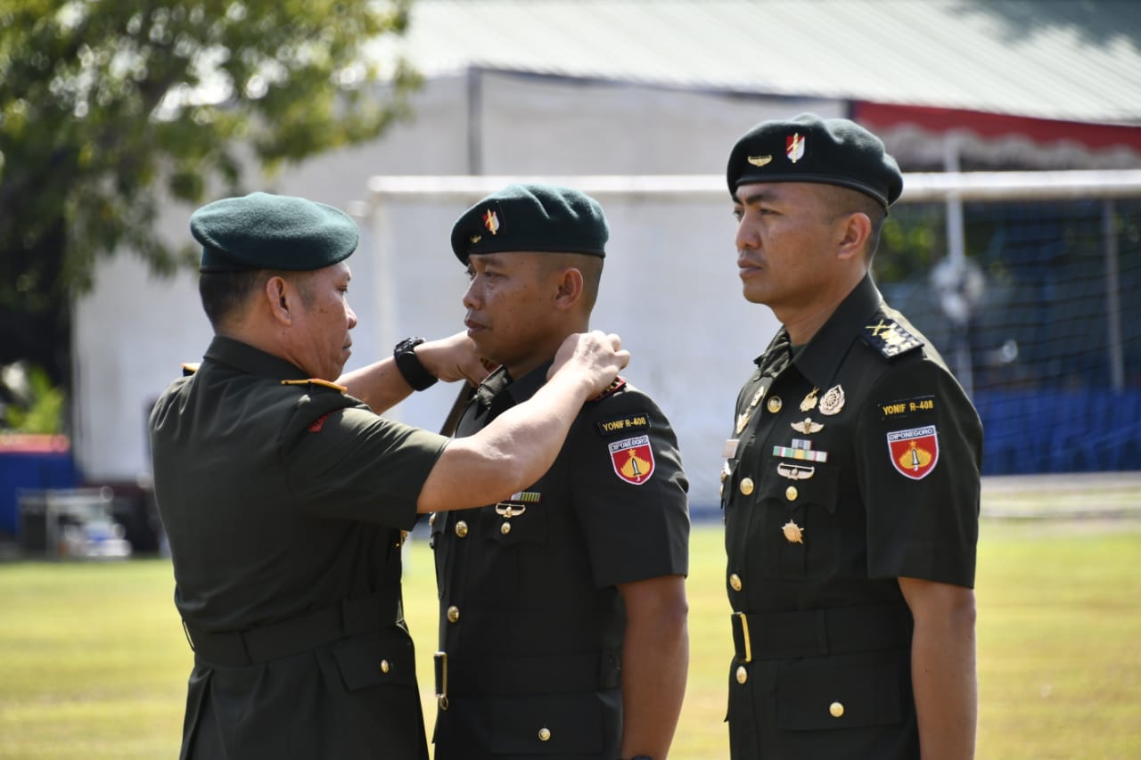 Letkol Inf Yefta Sangkakala Gantikan Letkol Inf Joni Eko Prasetyo, S.I.P Jabat Danyonif Raider 408 Suhbrastha