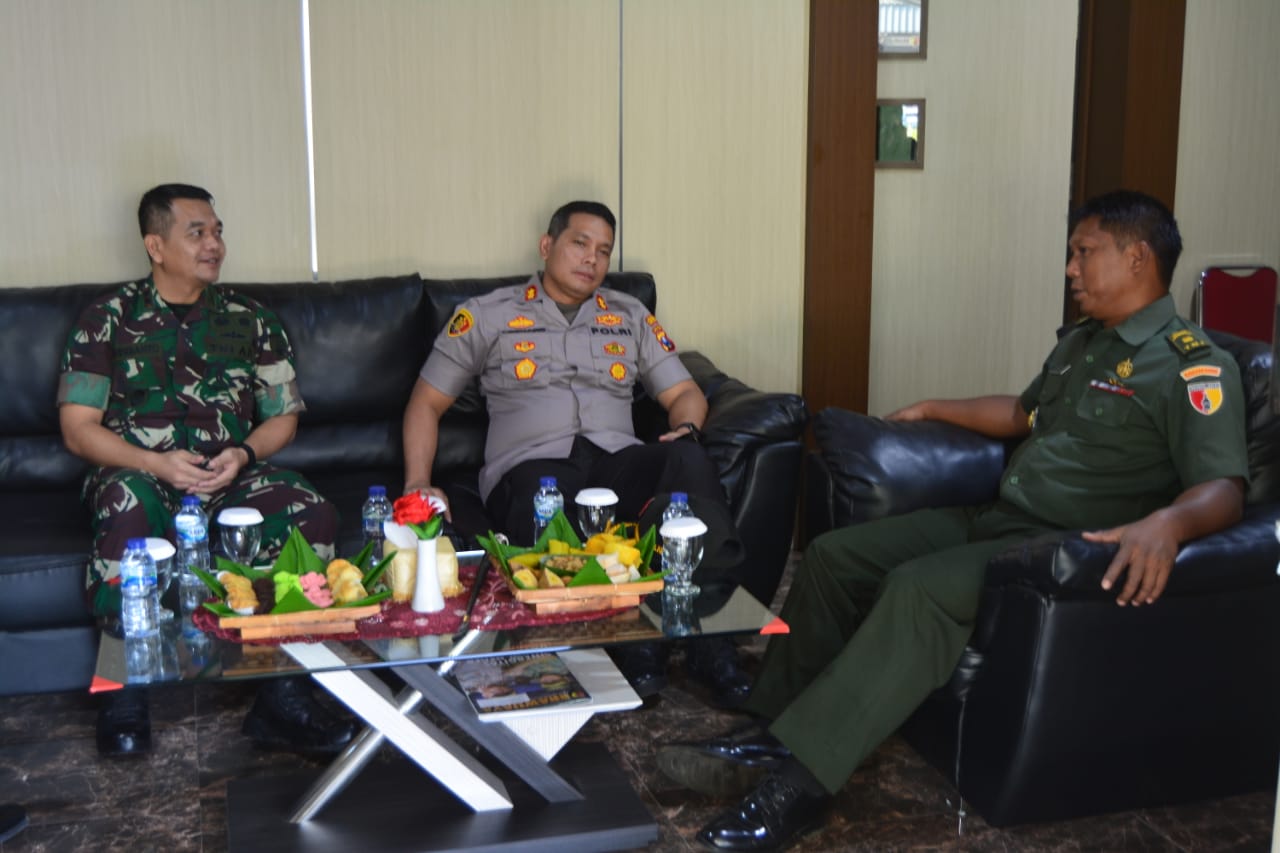 Dandim Blitar Terima Kunjungan Kapolres Kota Blitar