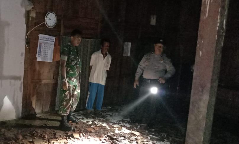 Tanggap Bencana, Ini Yang Dilakukan Anggota Koramil Pracimantoro
