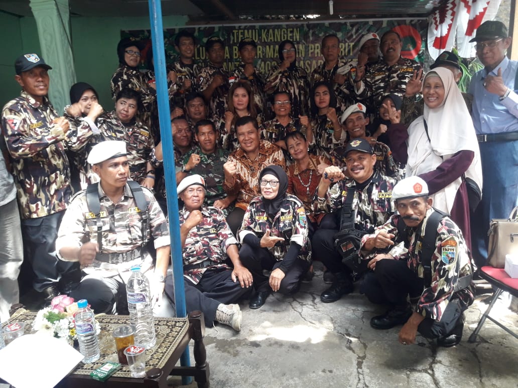 KB FKPPI 1135 Surakarta Amankan Temu Kangen Keluarga Besar Mantan Prajurit Yonif 403/Wirasada Pratista