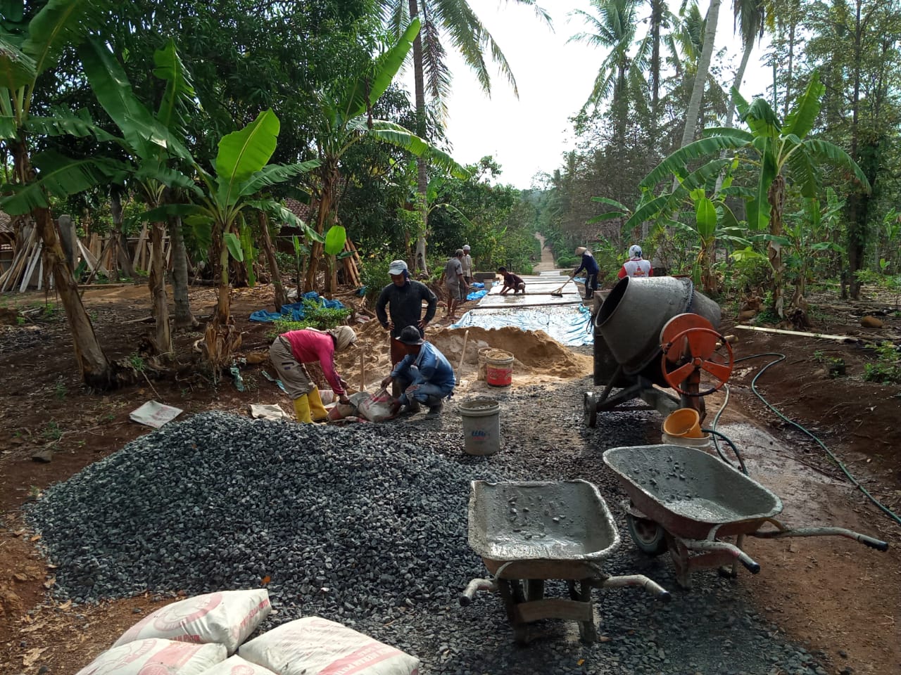 Desa Rantau Minyak Realisasikan DD Tahap III Tahun 2019