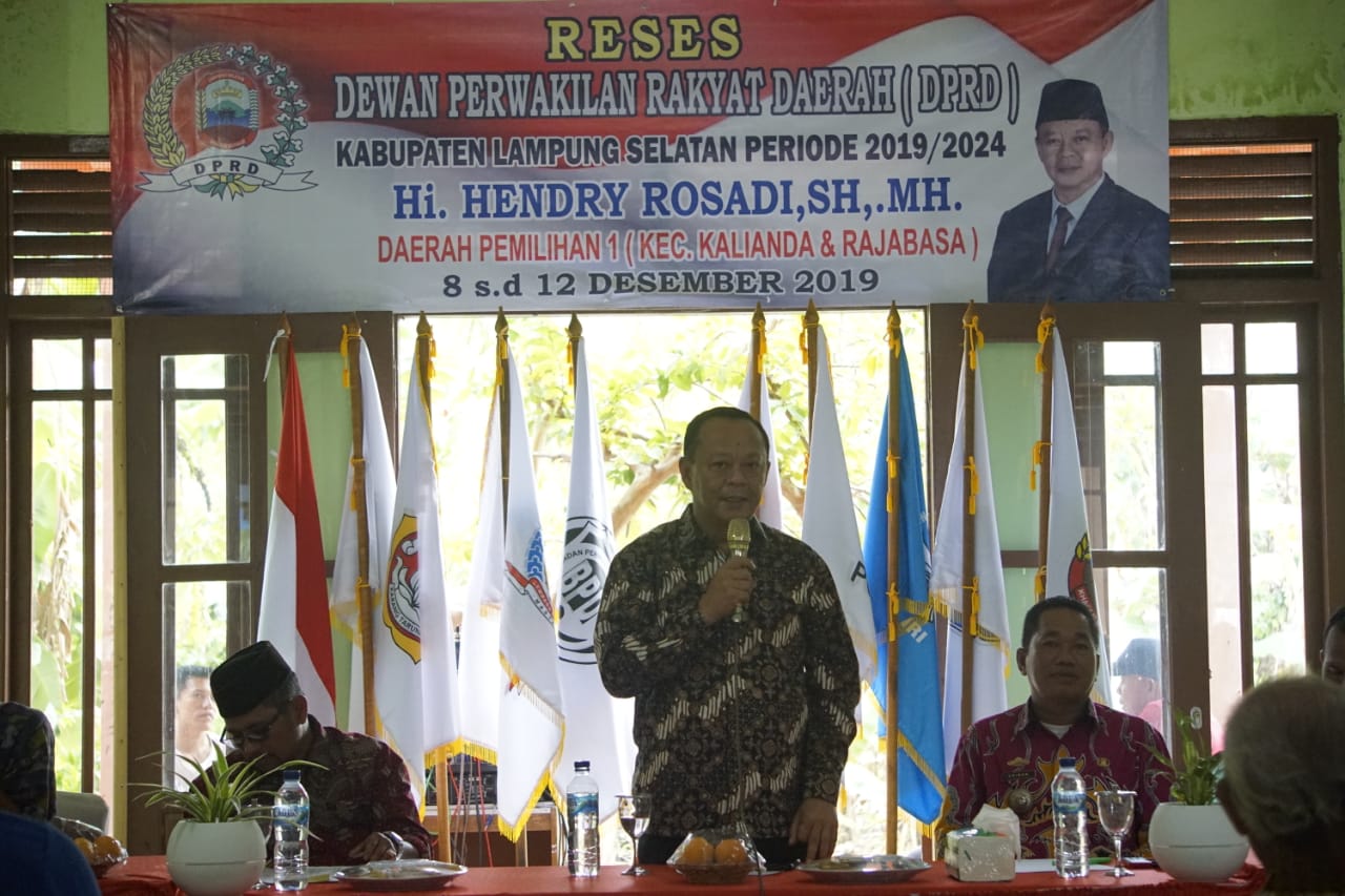 Hendry Rosyadi : Pembangunan Infrastruktur Dan Ekonomi Masyarakat  Menjadi Poin Prioritas