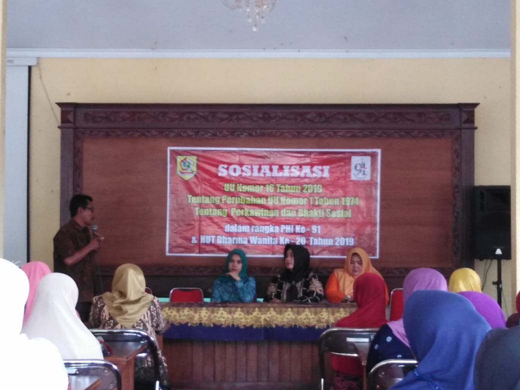 Peltu Komaedi Hadiri Baksos Hari Ibu Ke-91 Dan HUT Dharma Wanita Ke-20