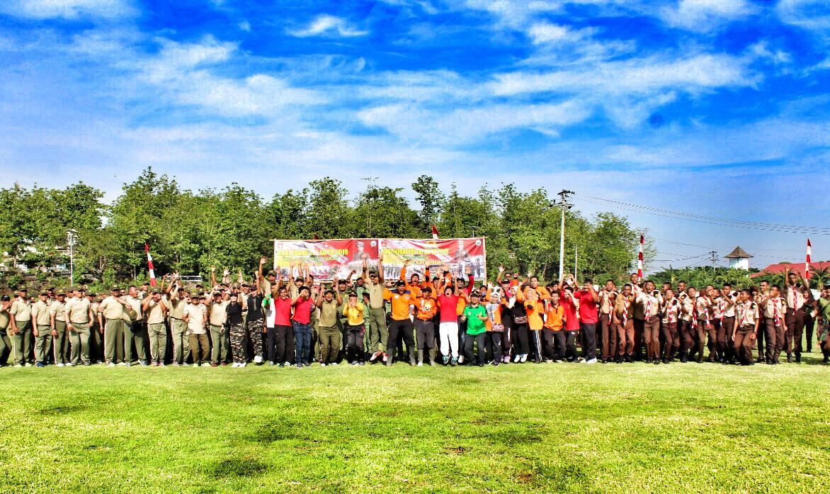 Peringati Hari Juang TNI AD, Kodim Wonogiri Gelar Olah Raga Bersama