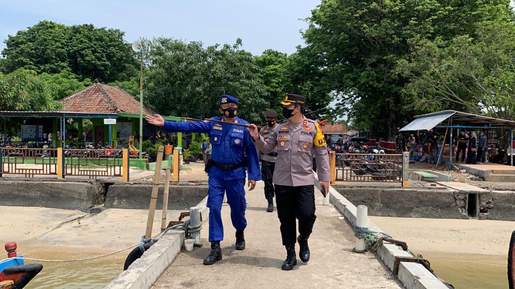 Kapolres Jepara Penerapan Prokes di Tempat Wisata