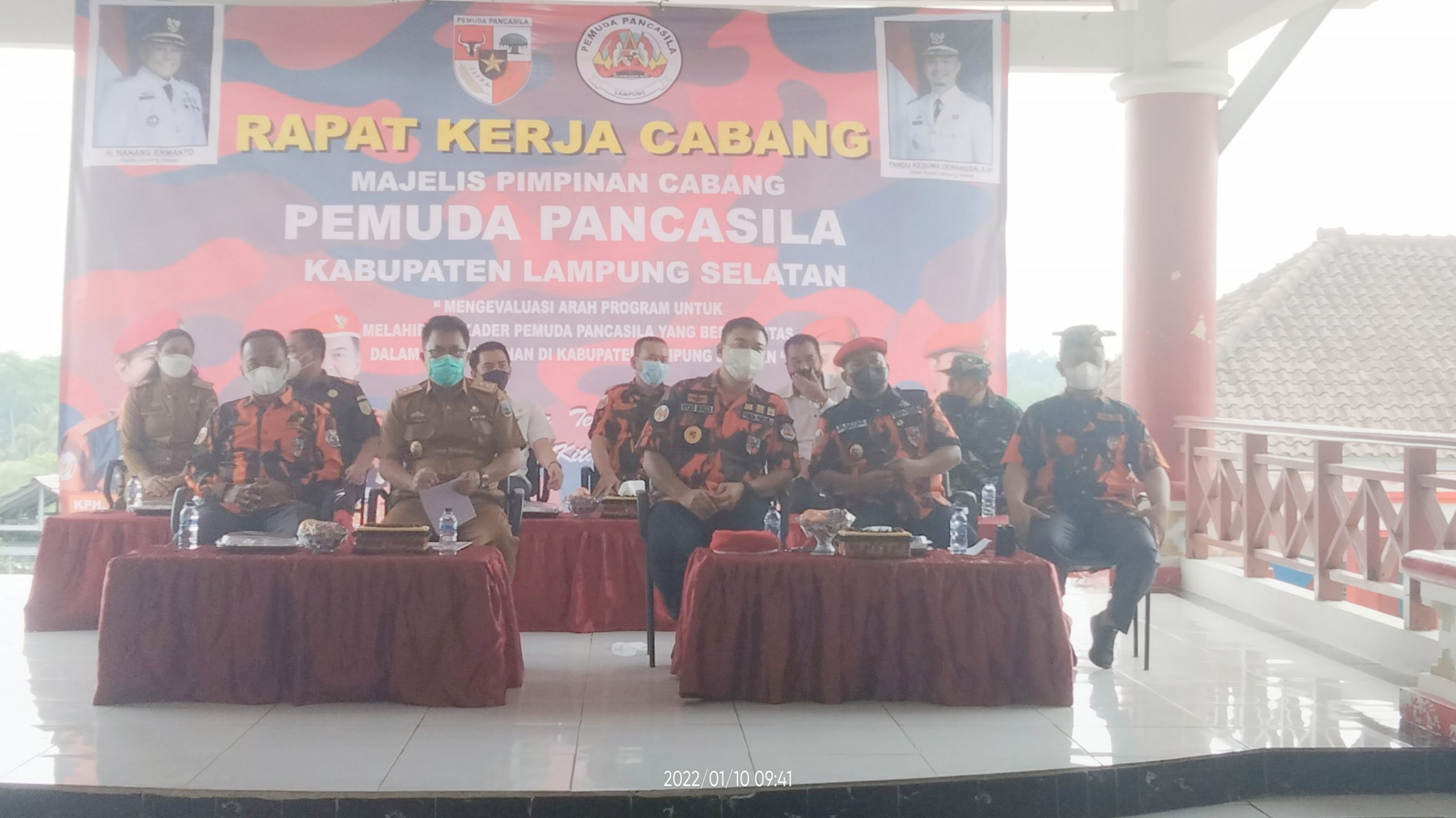 Thamrin Hadiri Rakercab PP Nanang dan Rycko Saling Sapa