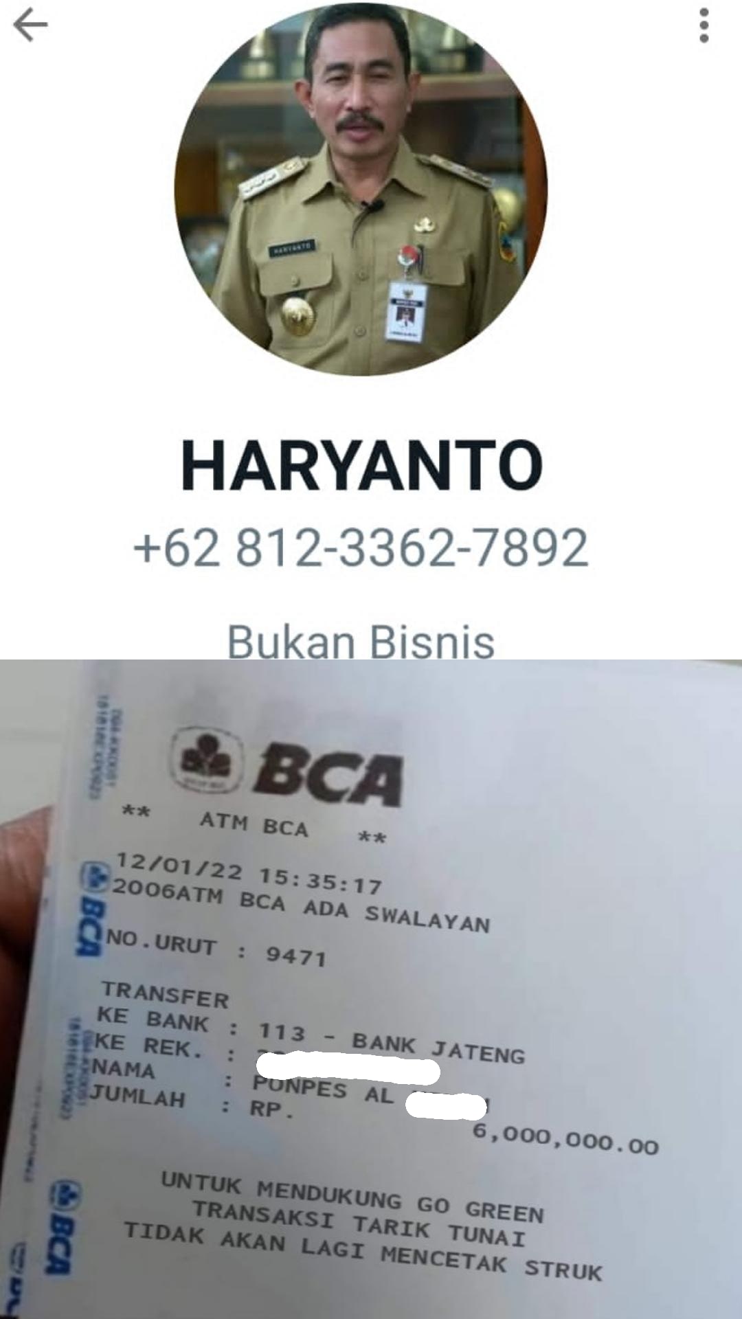 Mencatut Nama Bupati Pati, Aksi Penipuan Melalui Wa Kembali Terulang
