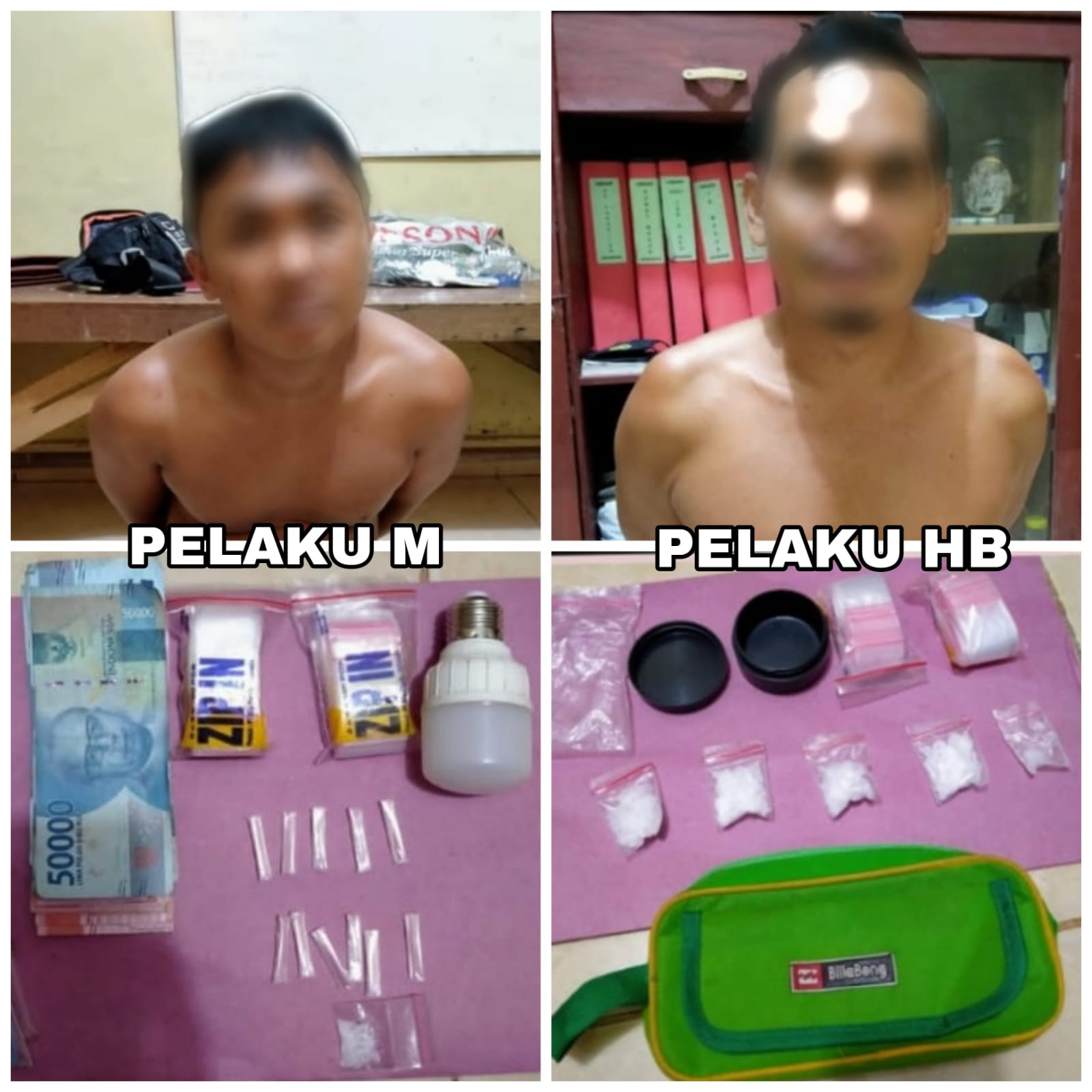 Pengedar Sabu Dibekuk Personil Polres Banjar