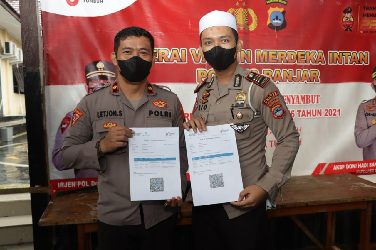Vaksinasi Booster, Kapolres Banjar Kawal Percepatan Dosis ke 3