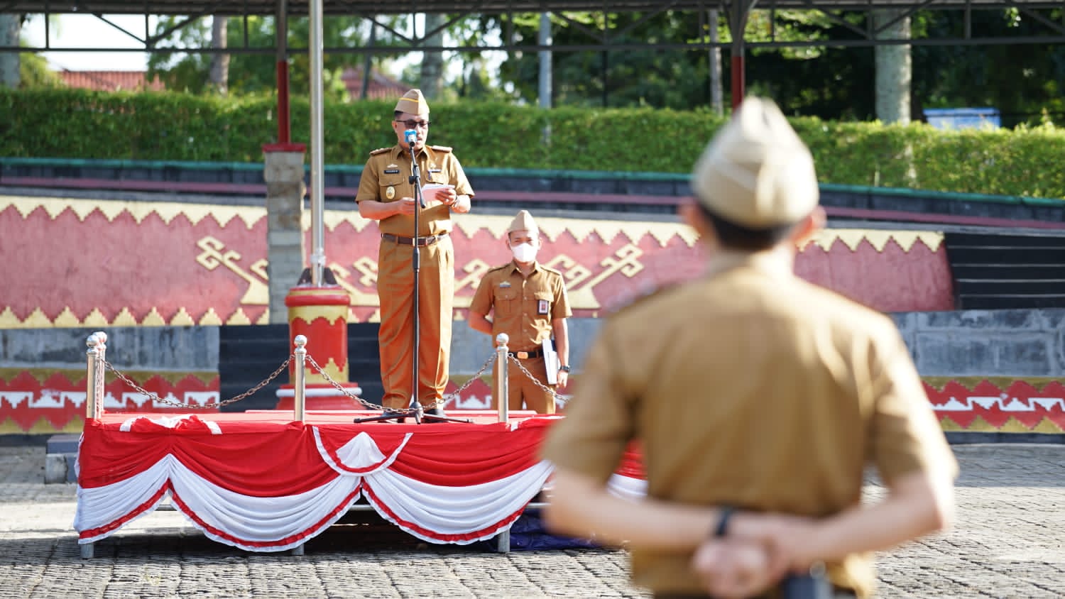 Ini Kata Thamrin Saat Pimpinan Apel Mingguan