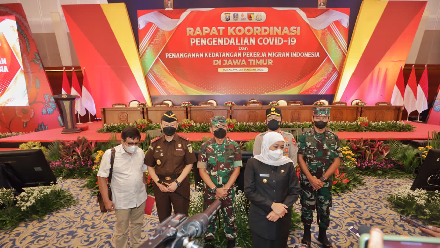 Kedatangan PMI dan Pengendalian Covid-19, Inilah Pesan Forkopimda Jatim ke Seluruh Stakeholder