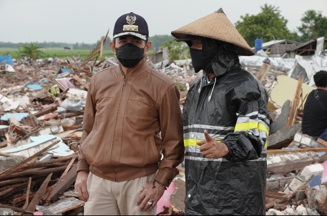 Bupati Cek Lokalisasi LI Rata Dengan Tanah