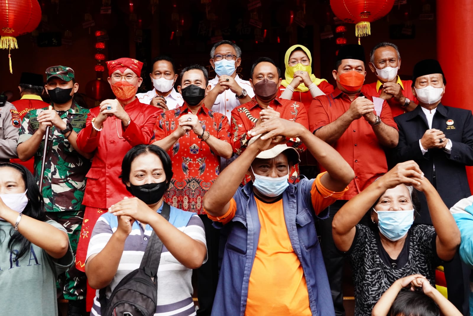 Bupati dan Ketua Kelenteng Hok Tik Bio Pati Rayakan Imlek Secara Sederhana