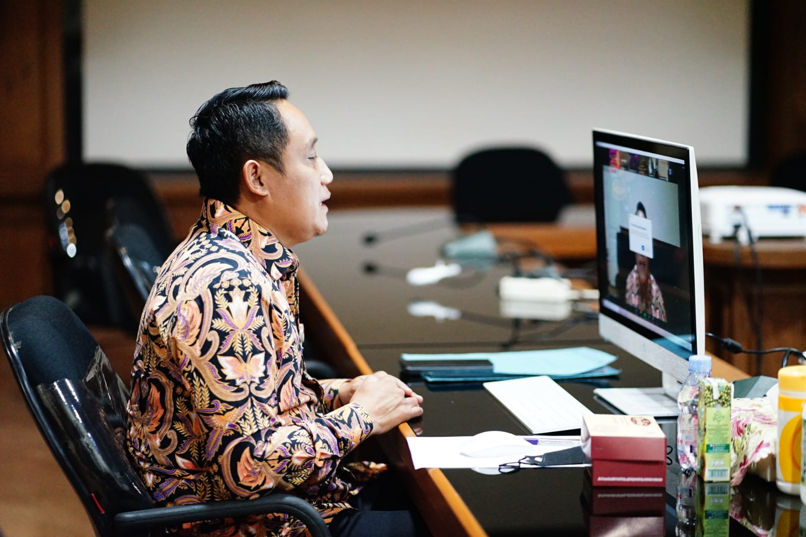 Zoom Meeting, Wakil Bupati Paparan Soal Branding Kabupaten Pati