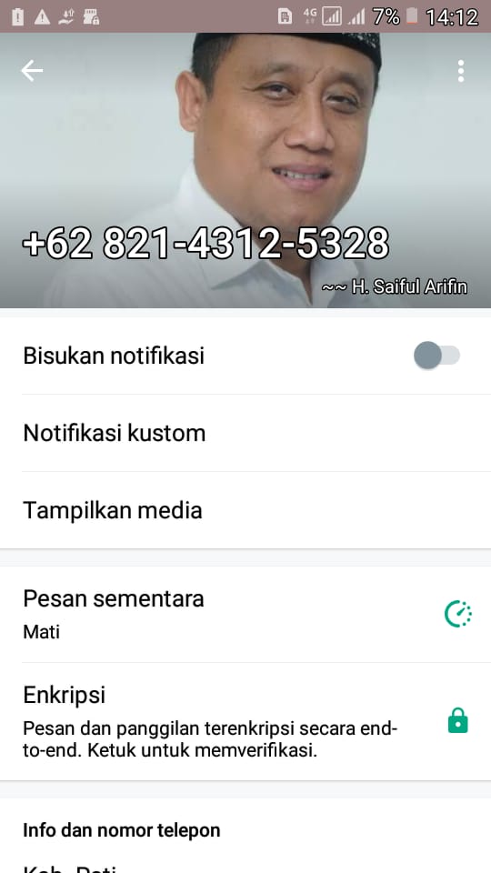 Himbuan Penting !!! Modus Penipuan Atas Nama Wakil Bupati