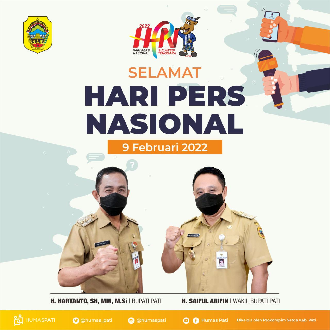 Insan Pers di Apresiasi, Pemkab Pati Ucapkan Hari Pers Nasional
