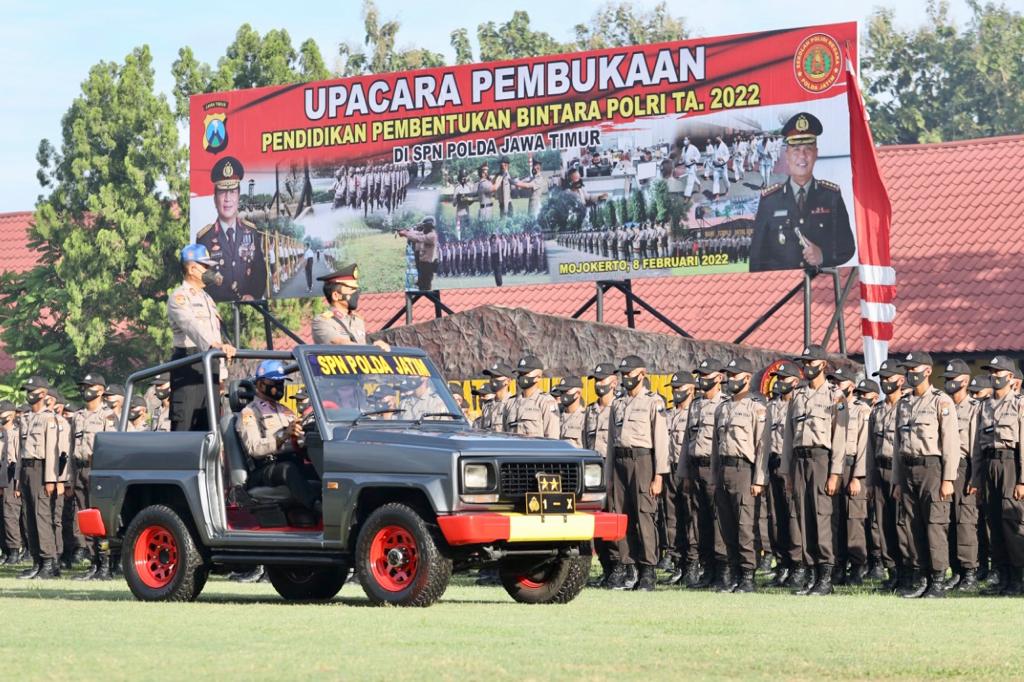 Kapolda Jatim Buka Diktuk Bintara Polri Gelombang I