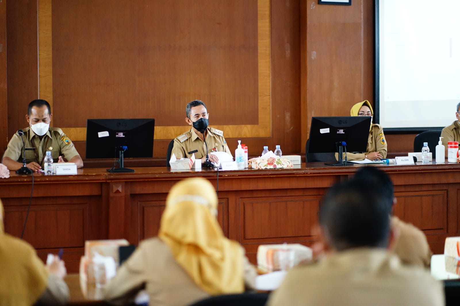 Bupati Ingatkan Pentingnya Koordinasi Puskesmas,Forkopimcam dan Kades