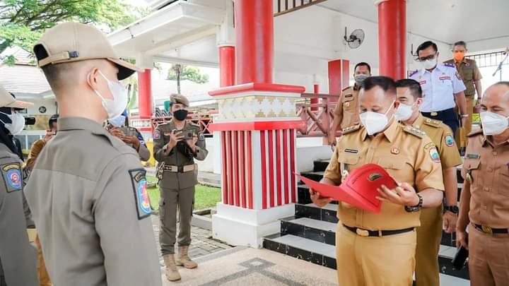Bupati Lamsel, Nanang Ermanto Apresiasi Kegigihan dan Kenirja Sat Pol PP