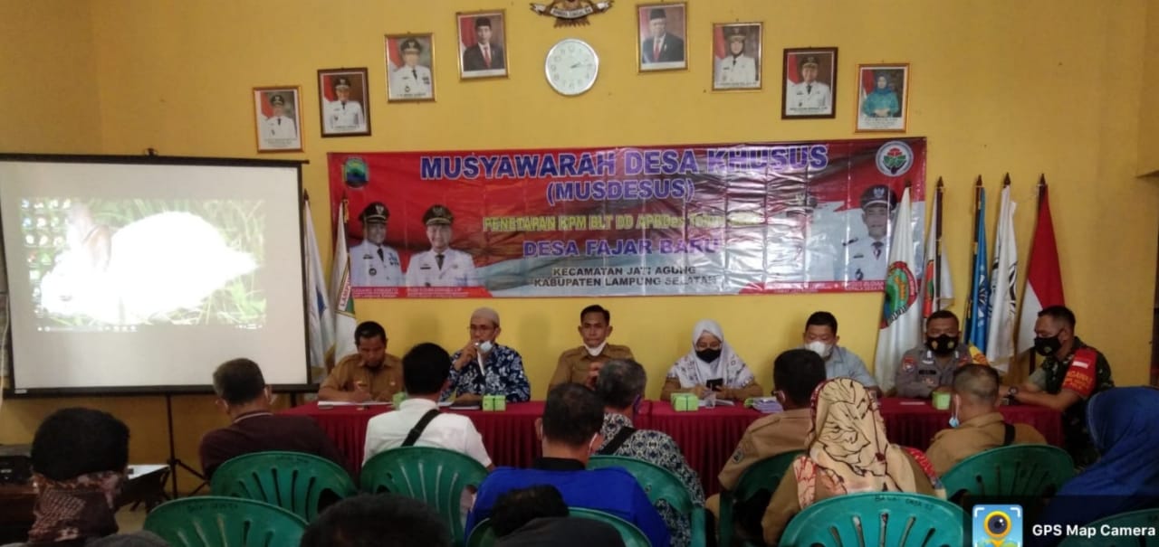 145 KPM, Di Desa Fajar Baru Menerima BLT DD Ta-2022