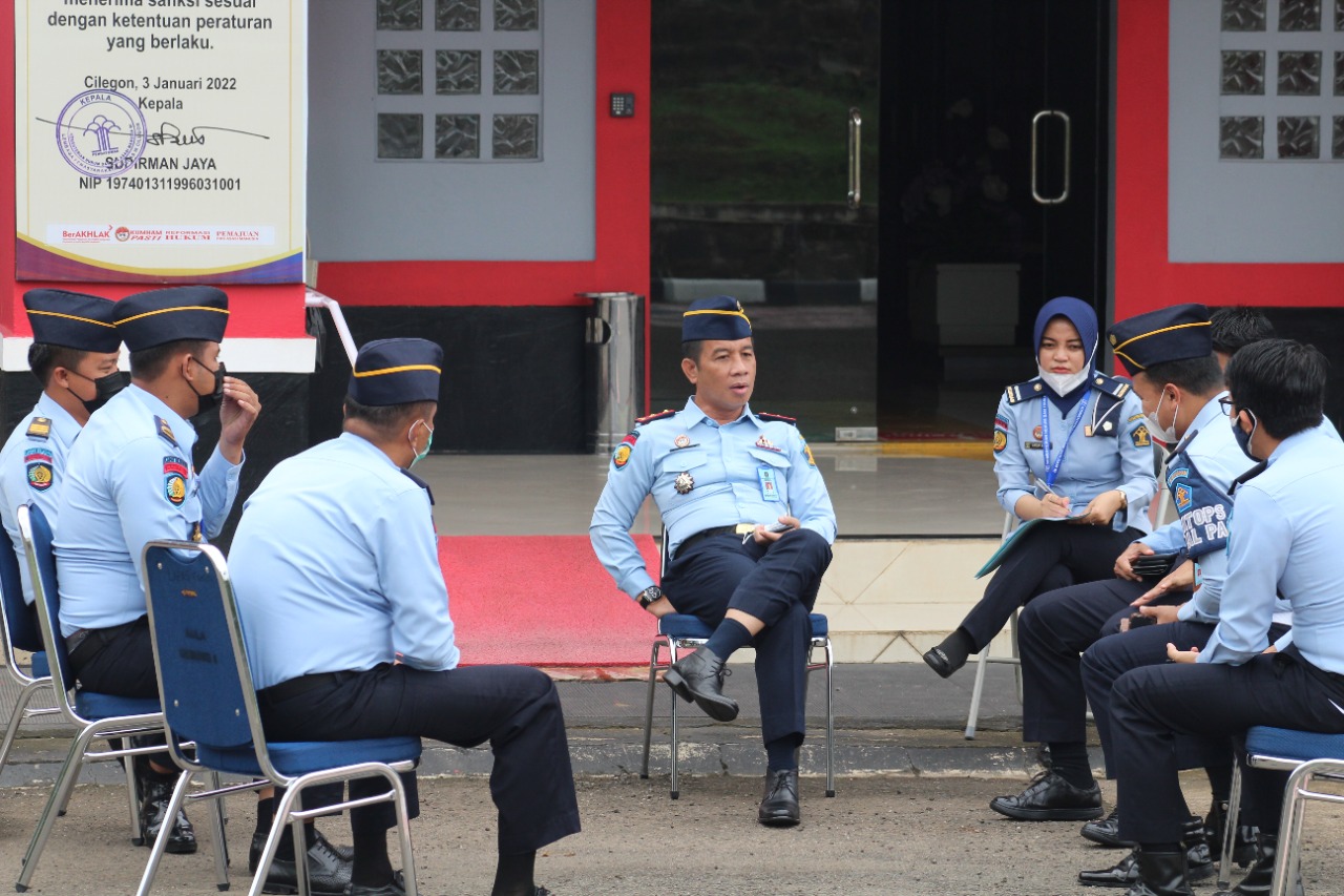 Covid-19, Lapas Cilegon Tetap Berikan Layanan Bagi Wargabinaan dan Masyarakat Secara Maksimal