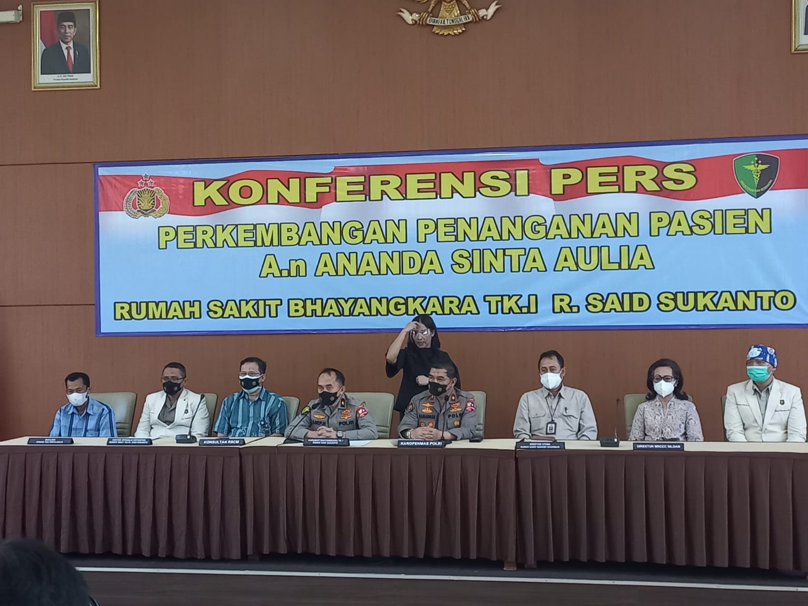 RS Polri Fokus Pengobatan ke Sinta Aulia