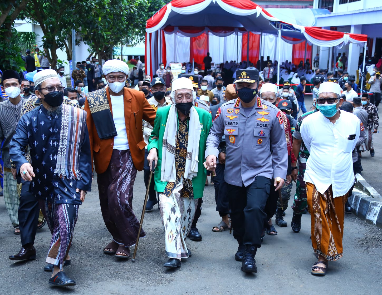 Kapolri Cek Percepatan Vaksinasi di BPSDM