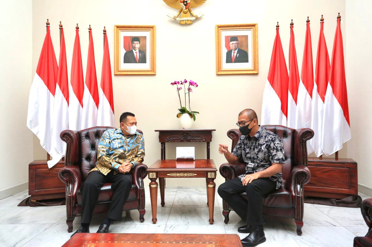 Ketua MPR RI Minta Masukan ke Gubernur Lemhannas Terkait PPHN dan Peta Politik Nasional