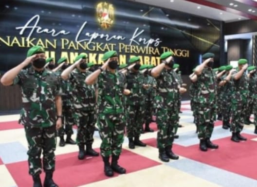 54 Jenderal TNI AD Naik Pangkat, Ini Nama-namanya