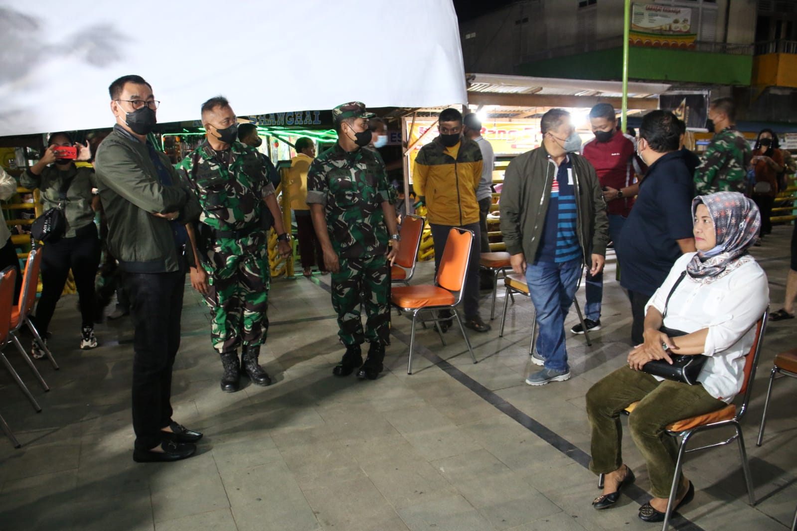 Pangdam XII/Tanjungpura Cek Pelaksanaan Serbuan Vaksinasi
