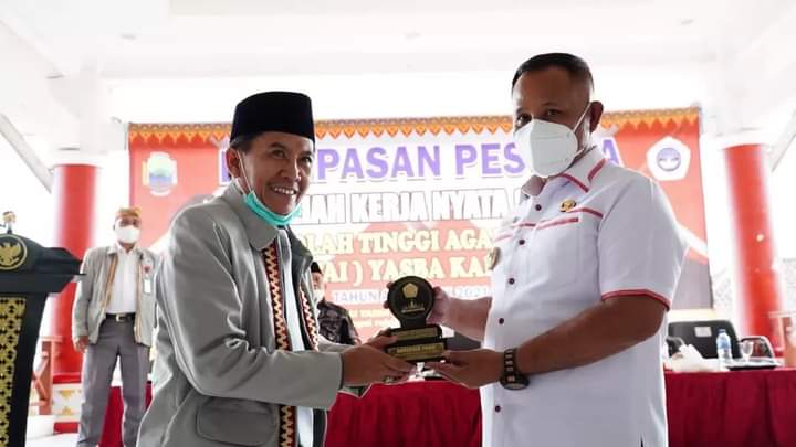 Nanang Ermanto Lepas 58 Peserta KKN, Mahasiswa STAI Yasba Kalianda