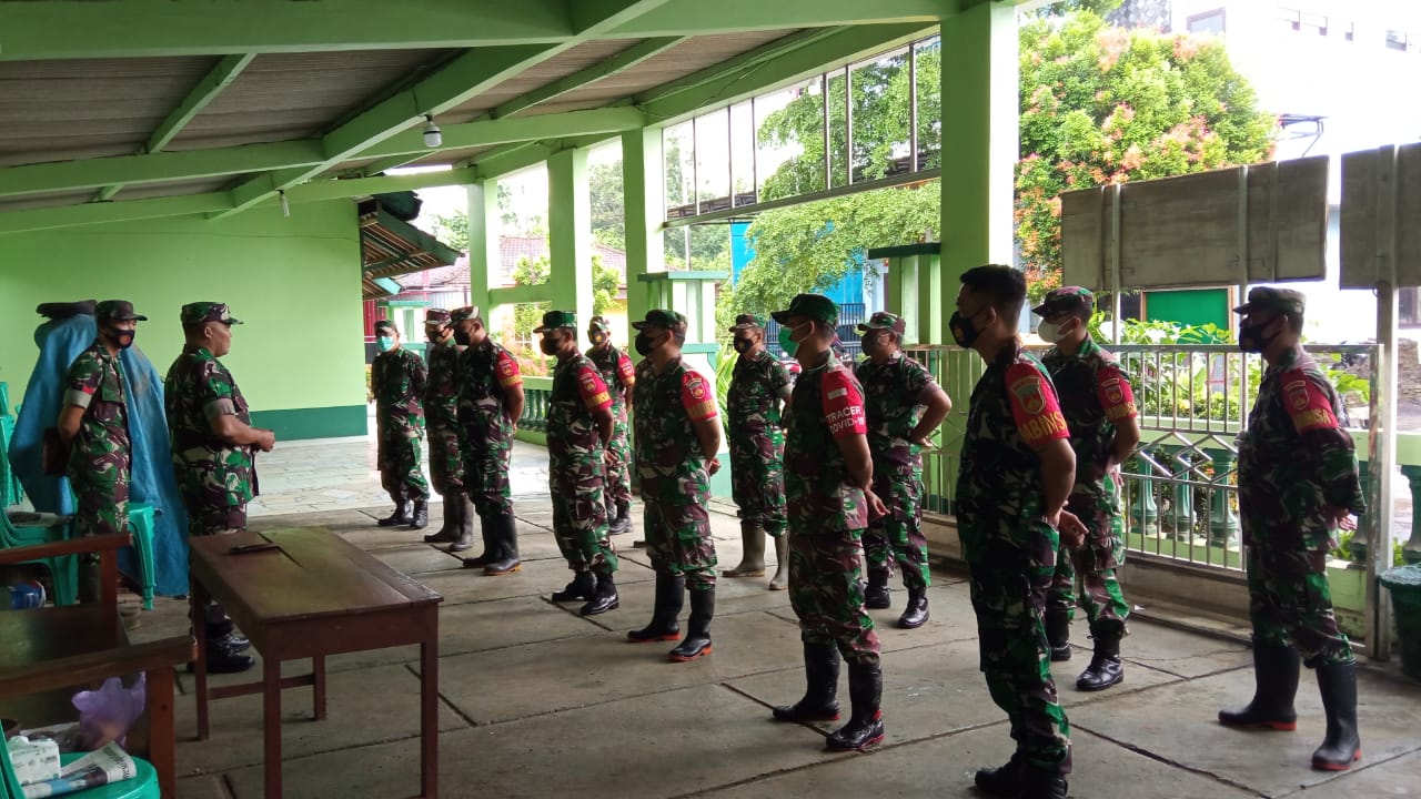Apel Pagi, Danramil Berikan Arahan ke Anggota