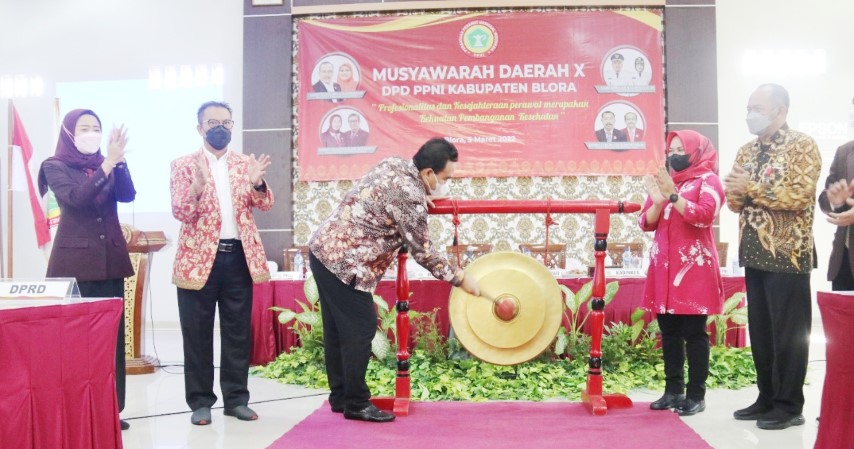 Bupati Apresiasi PPNI Kabupaten Blora Yang Bersinergi Dengan Pemerintah