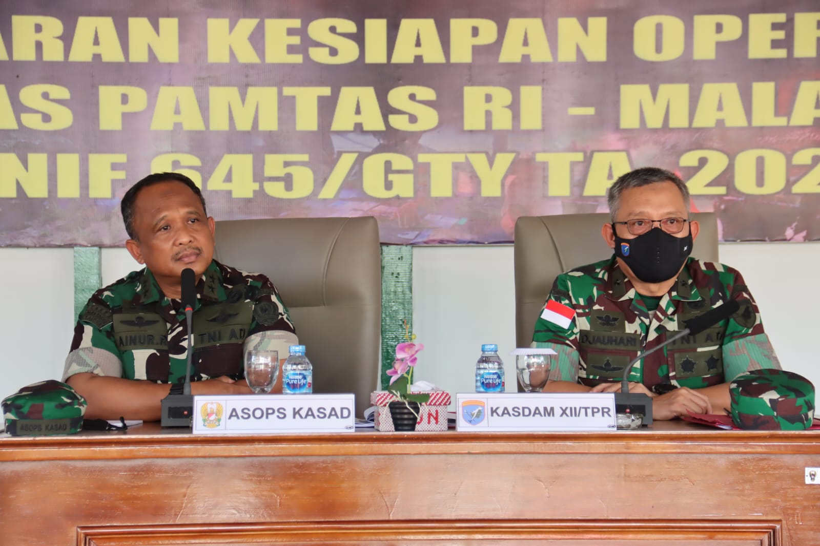 Kesiapan Operasi Satgas Yonif 645/Gty