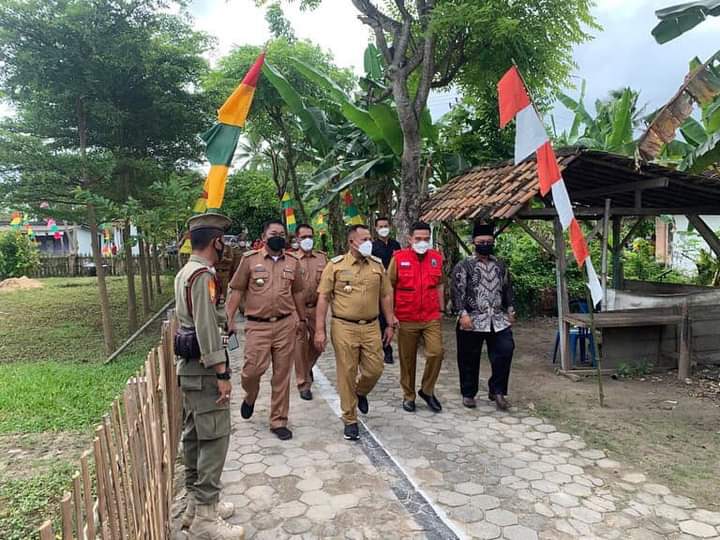 Tim Satgas Covid-19, Lamsel Tinjau Pelaksanaan PTM Terbatas