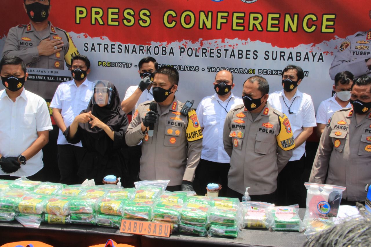 Satresnarkoba Berhasil Amankan 46,6 Kg Sabu Dan 4.000 Pil Koplo
