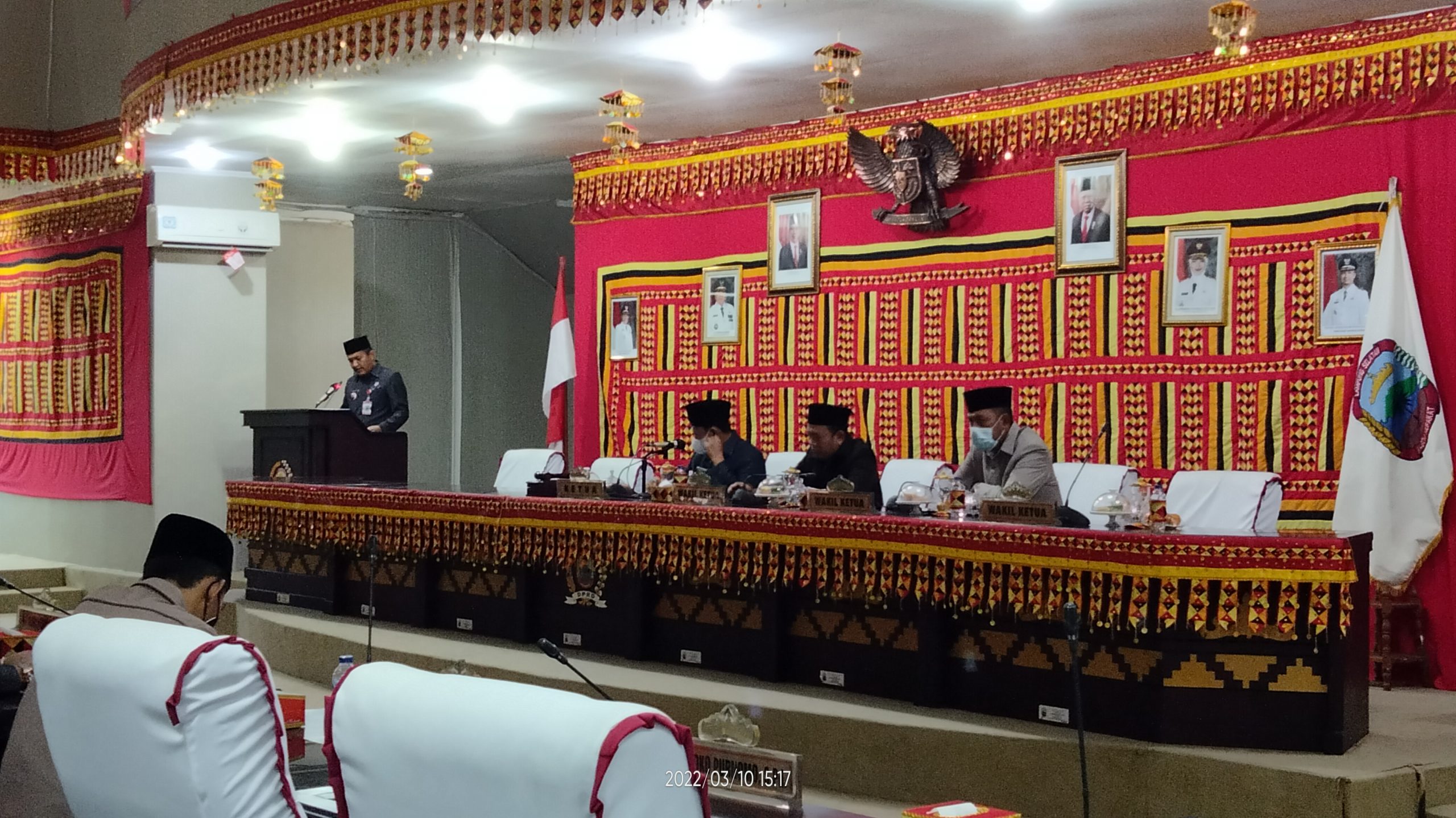DPRD Lamsel Gelar Rapat Paripurna Pembentukan AKD Tahun 2022