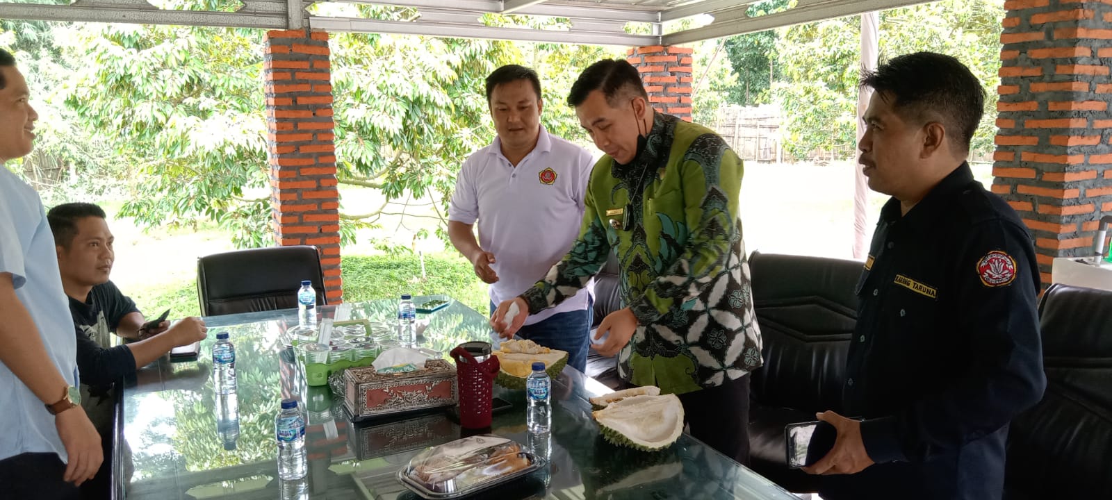 Sahirul Hidayat, Terima Kunjungan Ketua Karang Taruna Provinsi Lampung