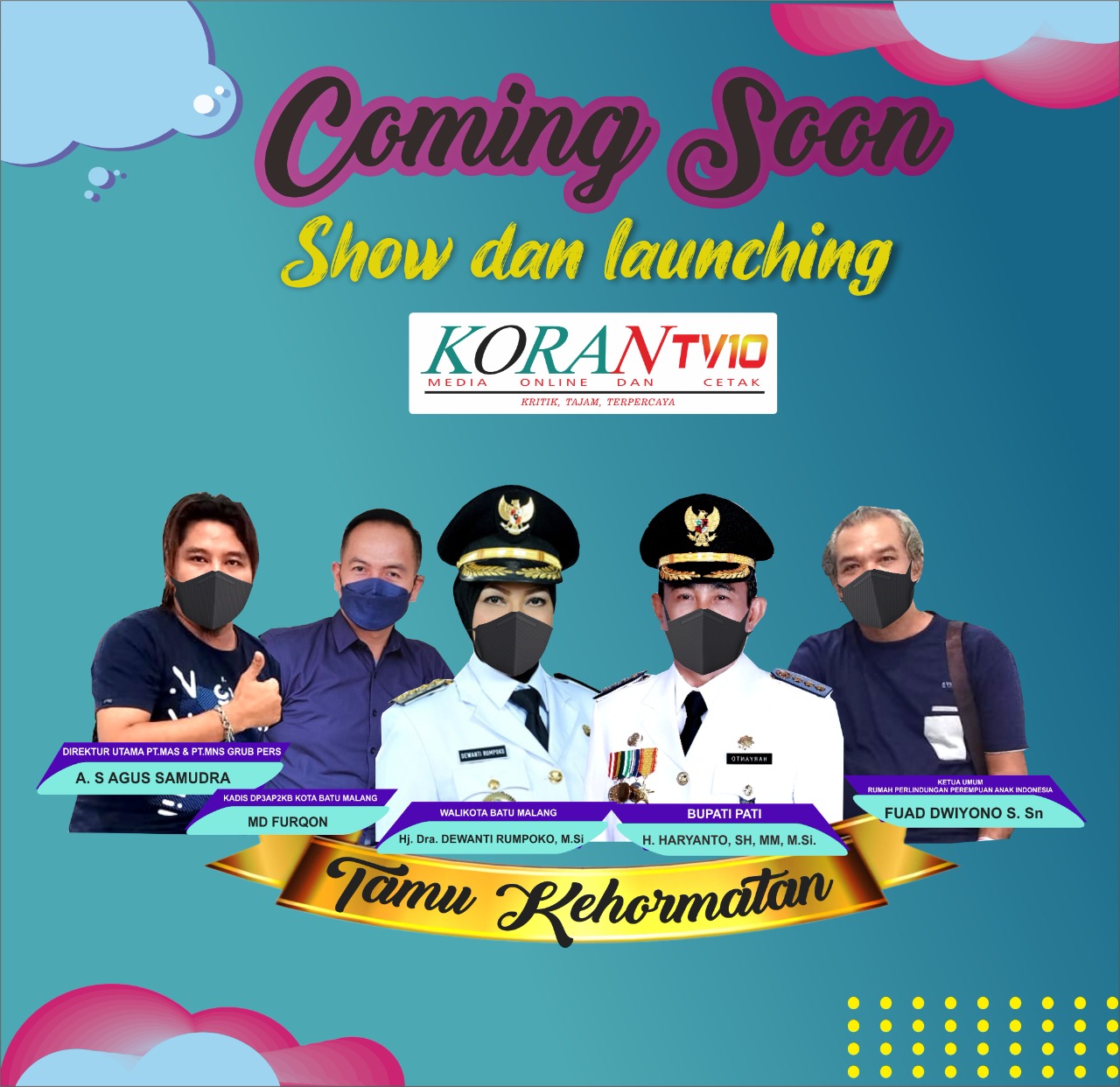 Launching Perdana KoranTV10 Dihadiri Empat Narasumber